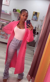 Down to lounge cardigan sweater